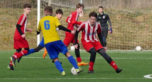 Pohár U19, MFK Nové Město n. M. - FK Jaroměř, 12.2.2023, foto: Václav Mlejnek